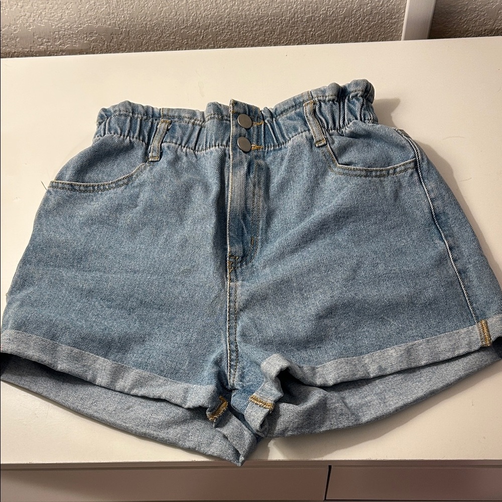 Denim Paper bag Women's Jean Shorts